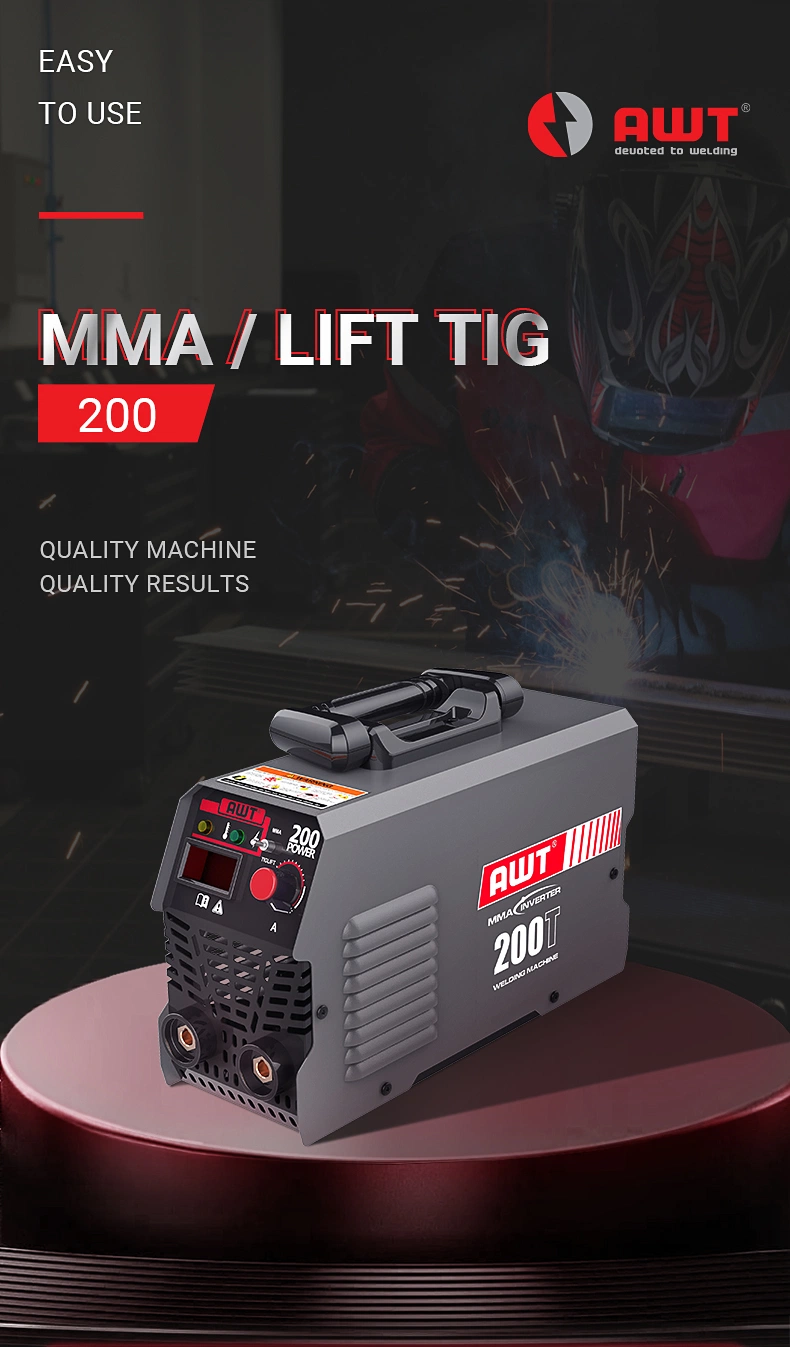 MMA66-200t 220V Good Quality Welding Digital Samrt Machine for Workshops