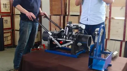 160mm 2 Clamps Manual Types HDPE Pipe Fusion Welding Machine for PE PP PVDF Pipes/Butt Fusion Welding Machine/HDPE Plastic Pipe Welding Machine/HDPE Butt Welder